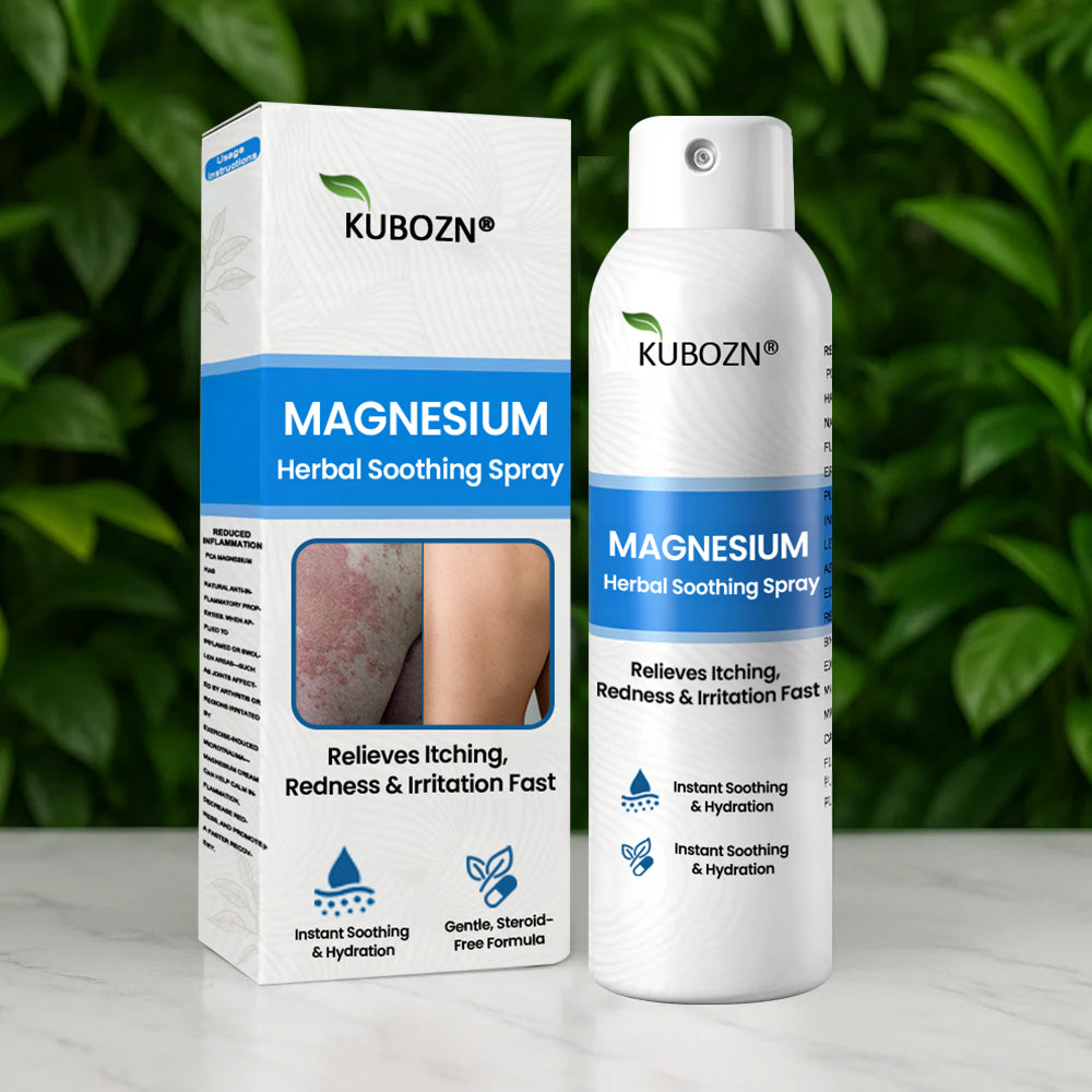 ✅ Official Store: KUBOZN® Magnesium Herbal Psoriasis Spray 👨⚕️ MHRA Approved (Relieves psoriasis and eczema, improves bacterial infections in the genital area, treats acne and warts)