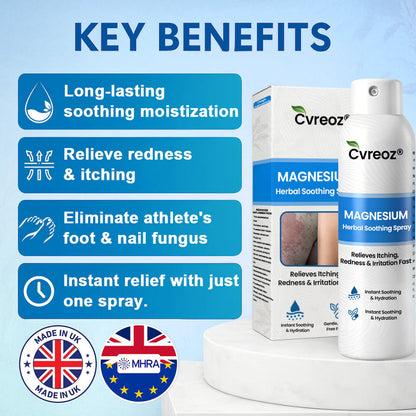 ✅ Official Store: Cvreoz® Magnesium Herbal Psoriasis Spray 👨‍⚕️ MHRA Approved (Relieves psoriasis and eczema, improves bacterial infections in the genital area, treats acne and warts)