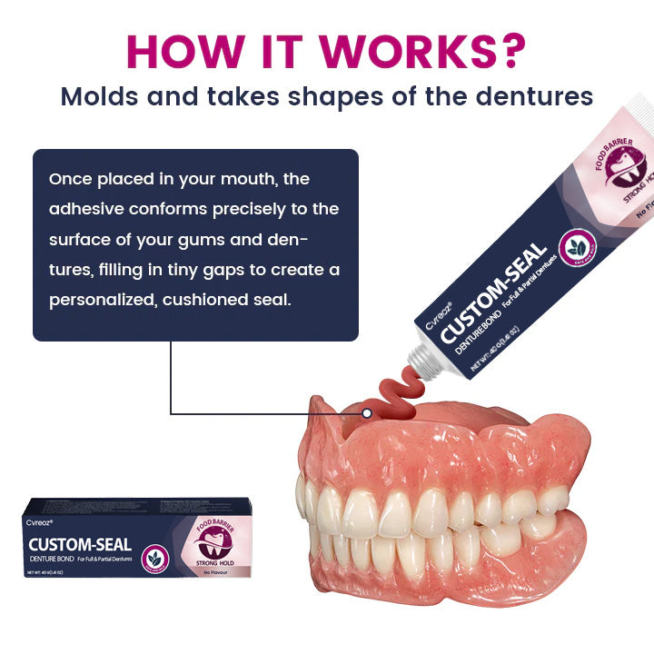 Cvreoz® CUSTOM-SEAL DENTURE BOND (Offer)