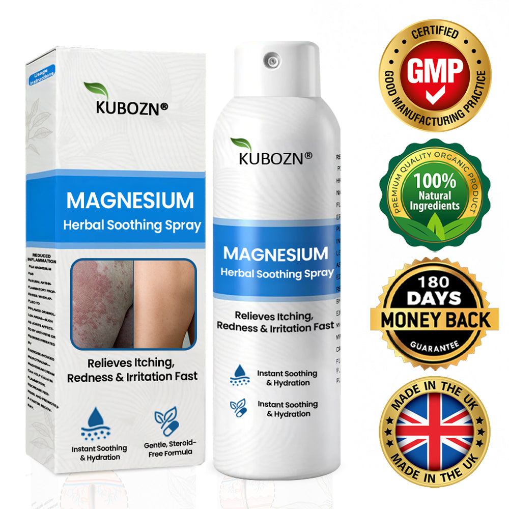✅ Official Store: KUBOZN® Magnesium Herbal Psoriasis Spray 👨‍⚕️ MHRA Approved (Relieves psoriasis and eczema, improves bacterial infections in the genital area, treats acne and warts) (offer)