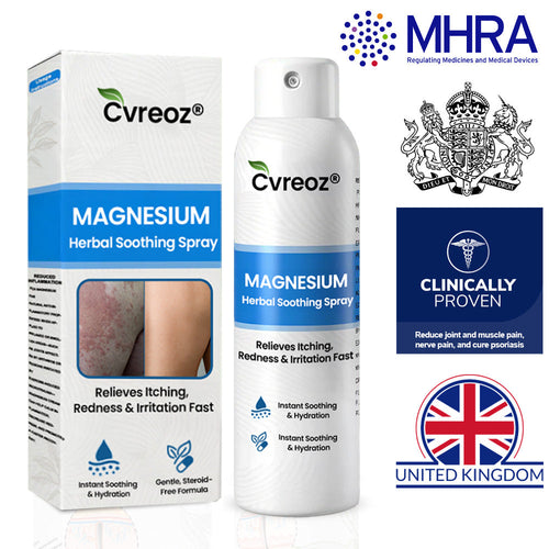 ✅ Official Store: Cvreoz® Magnesium Herbal Psoriasis Spray 👨‍⚕️ MHRA Approved (Relieves psoriasis and eczema, improves bacterial infections in the genital area, treats acne and warts)