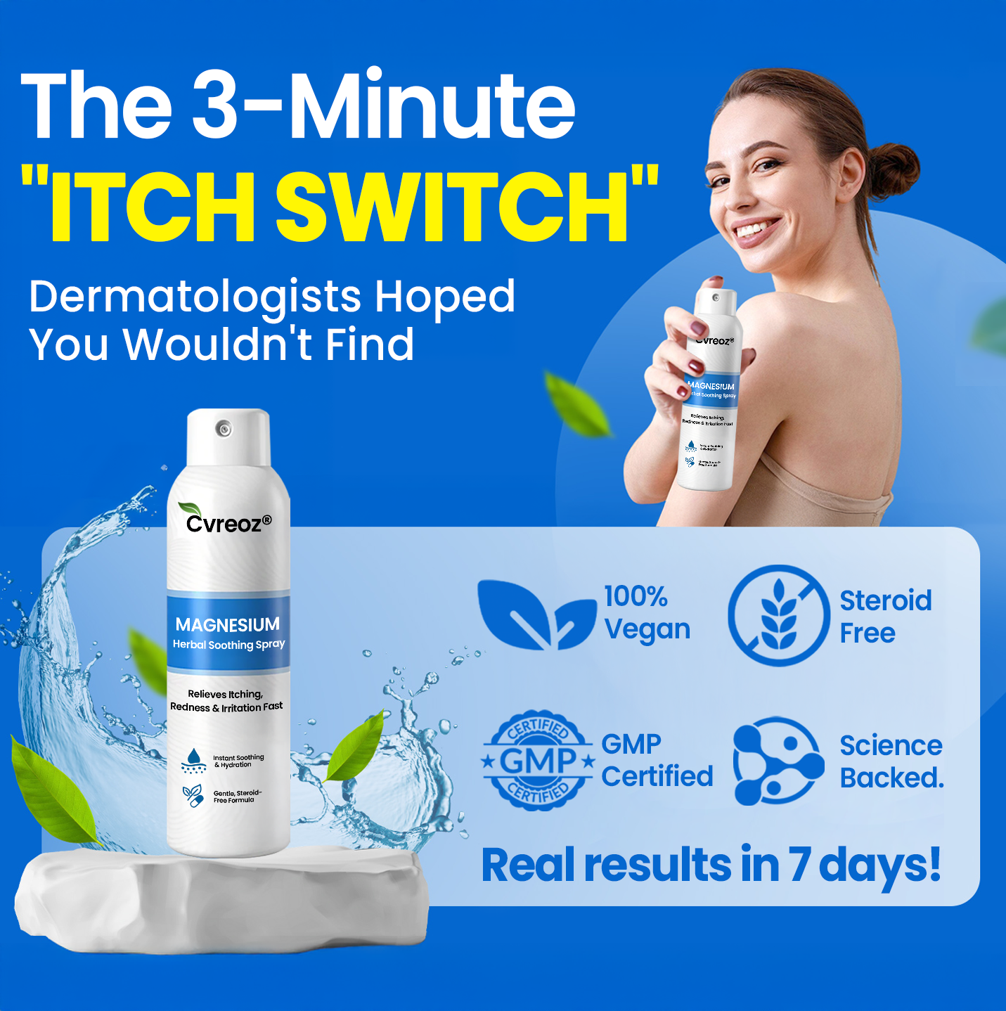 Official Store: Cvreoz® Magnesium Herbal Psoriasis Spray