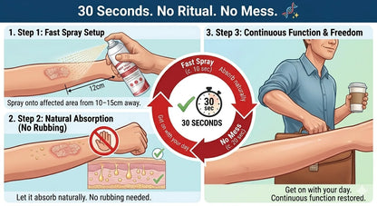 How to use KUBOZN Tallow Spray in 30 seconds - no ritual, no mess
